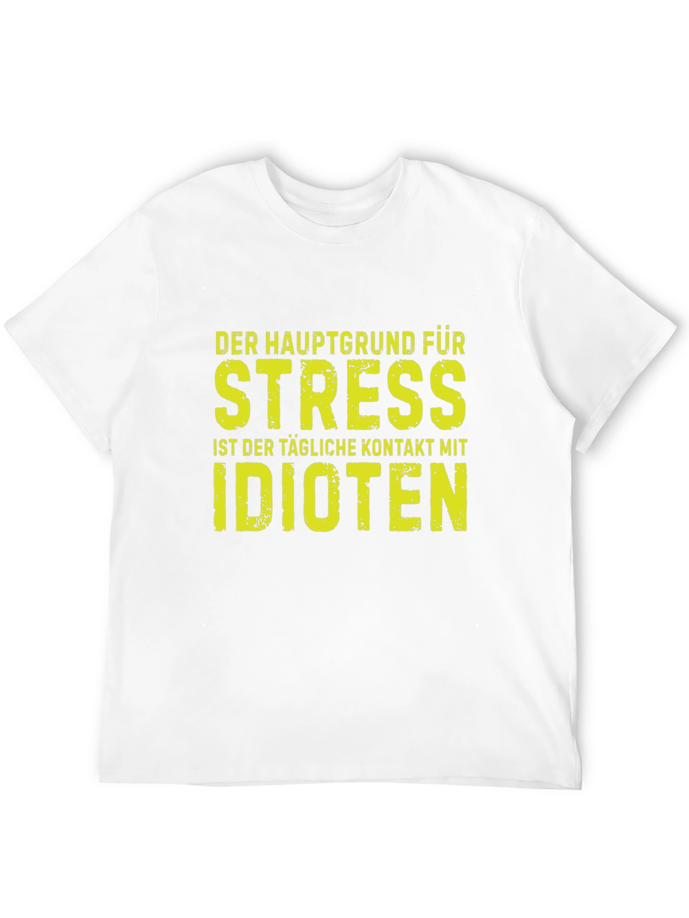 Stress Idioten T-Shirt | Funny German Text Tee