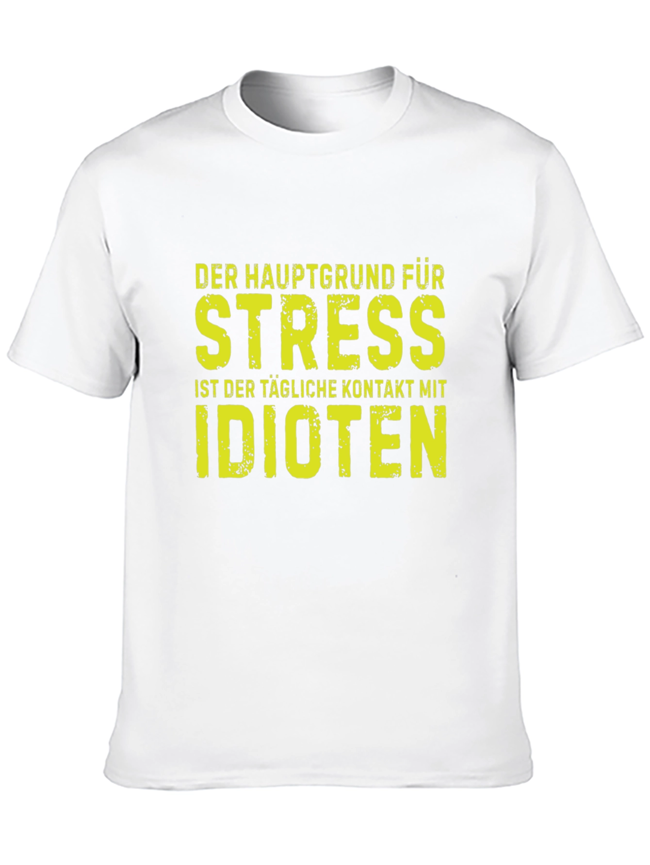 Stress Idioten T-Shirt | Funny German Text Tee