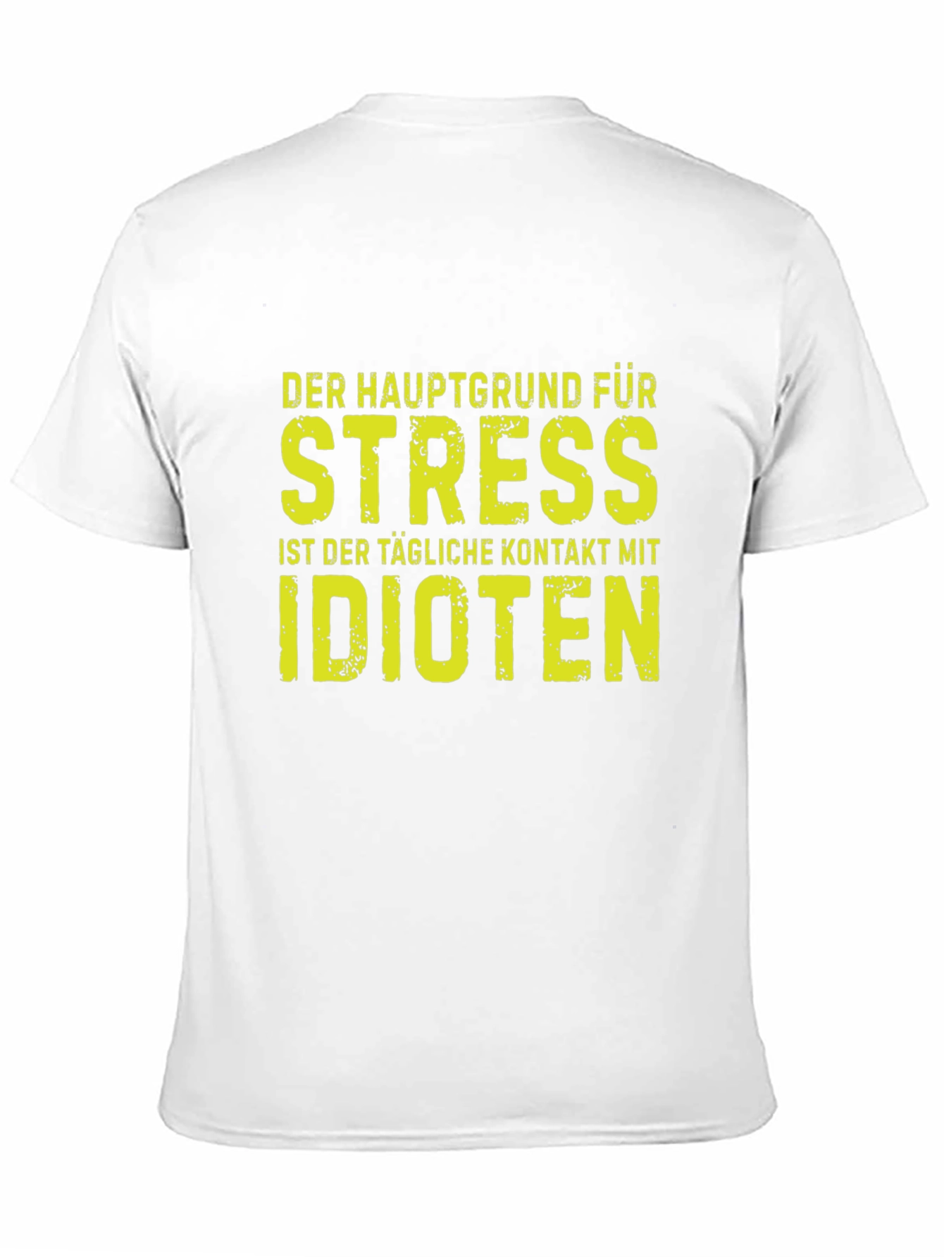 Stress Idioten T-Shirt | Funny German Text Tee