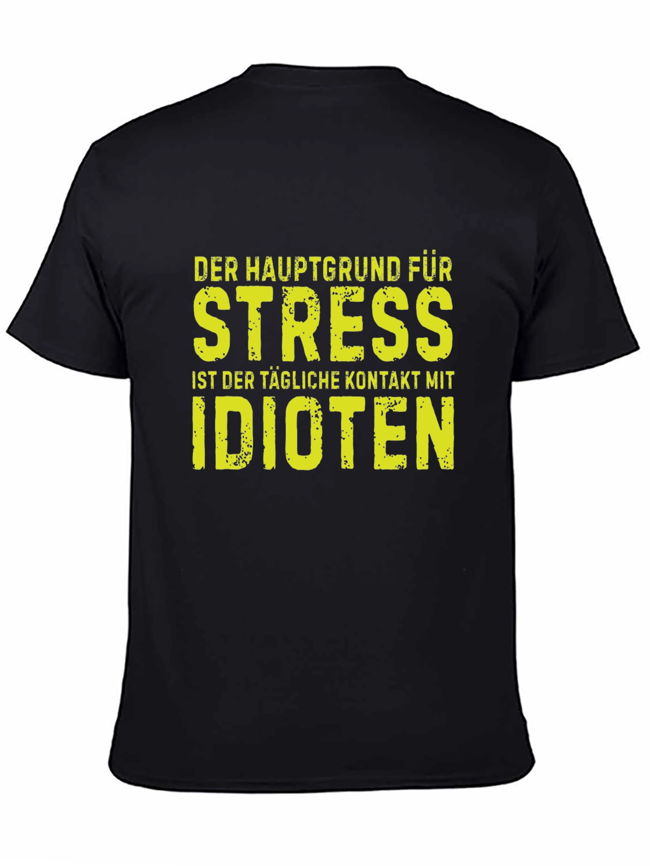 Stress Idioten T-Shirt | Funny German Text Tee