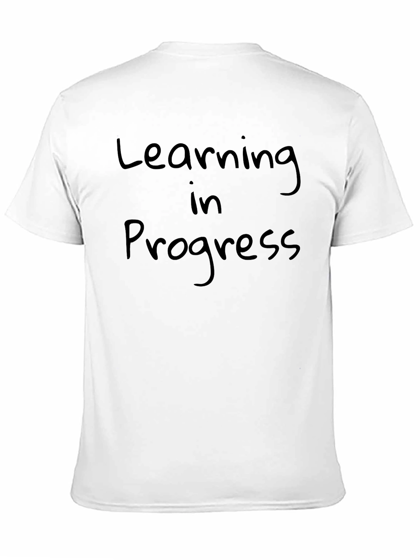 Learning in Progress Black T-Shirt