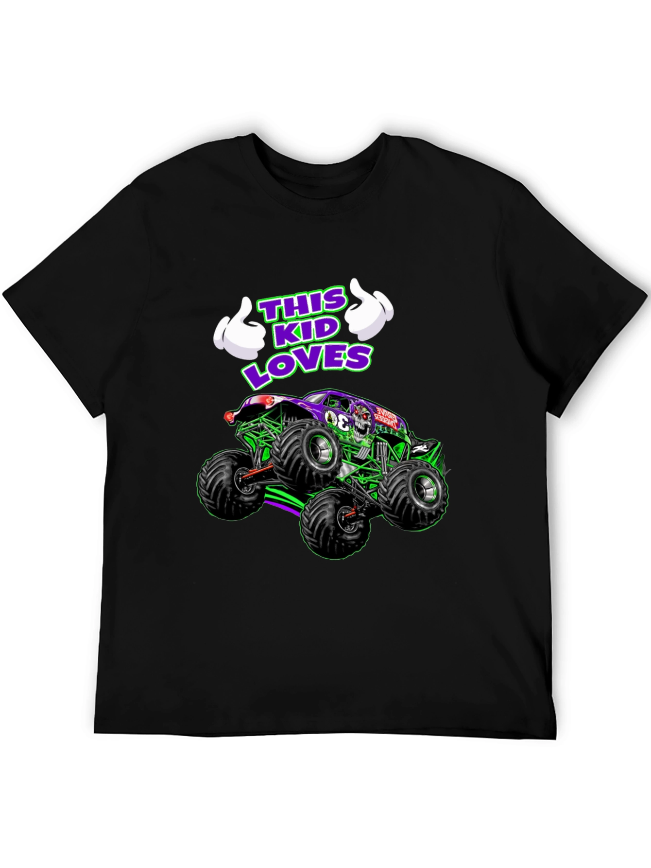 Monster Truck Kids T-Shirt