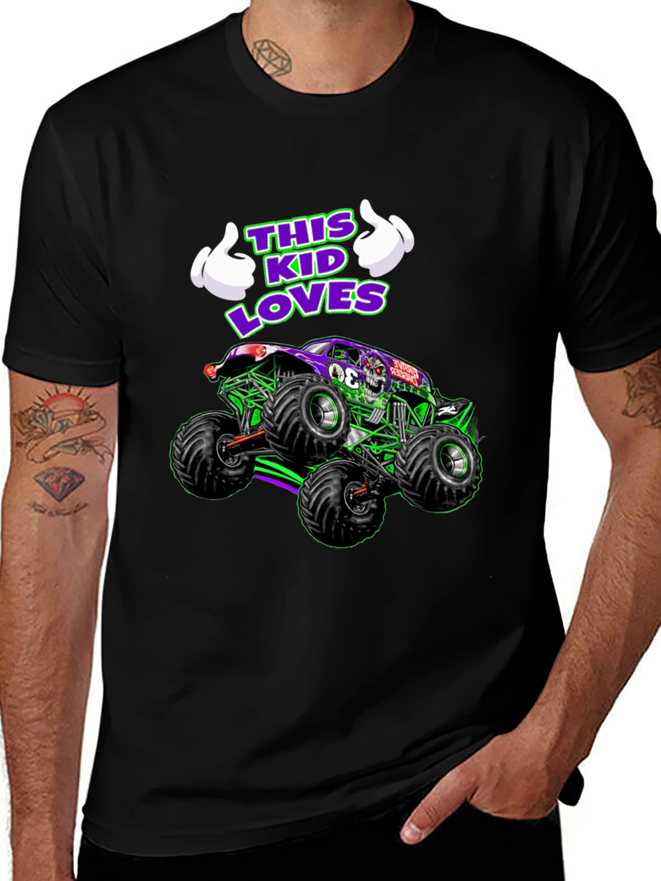 Monster Truck Kids T-Shirt