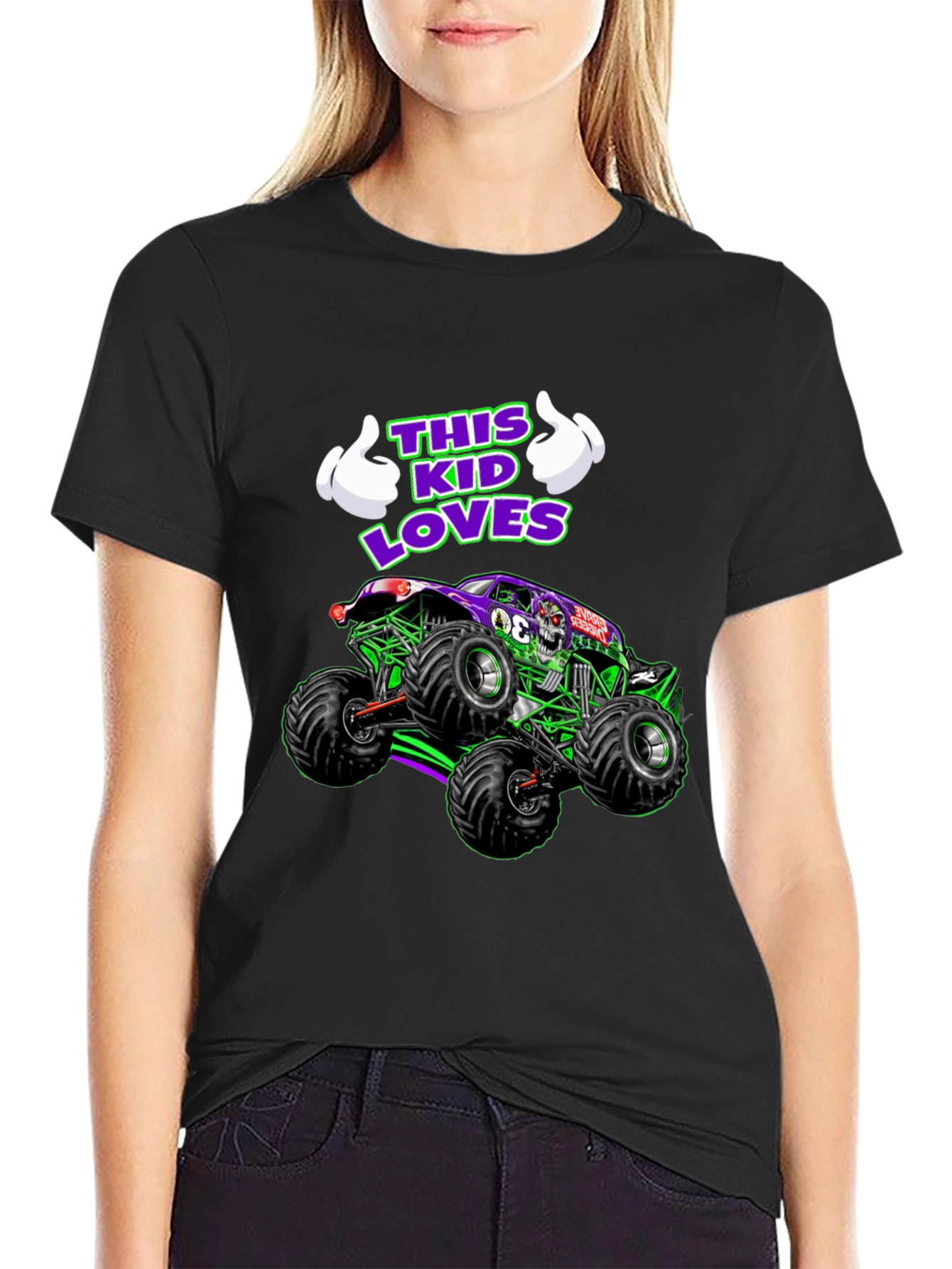 Monster Truck Kids T-Shirt
