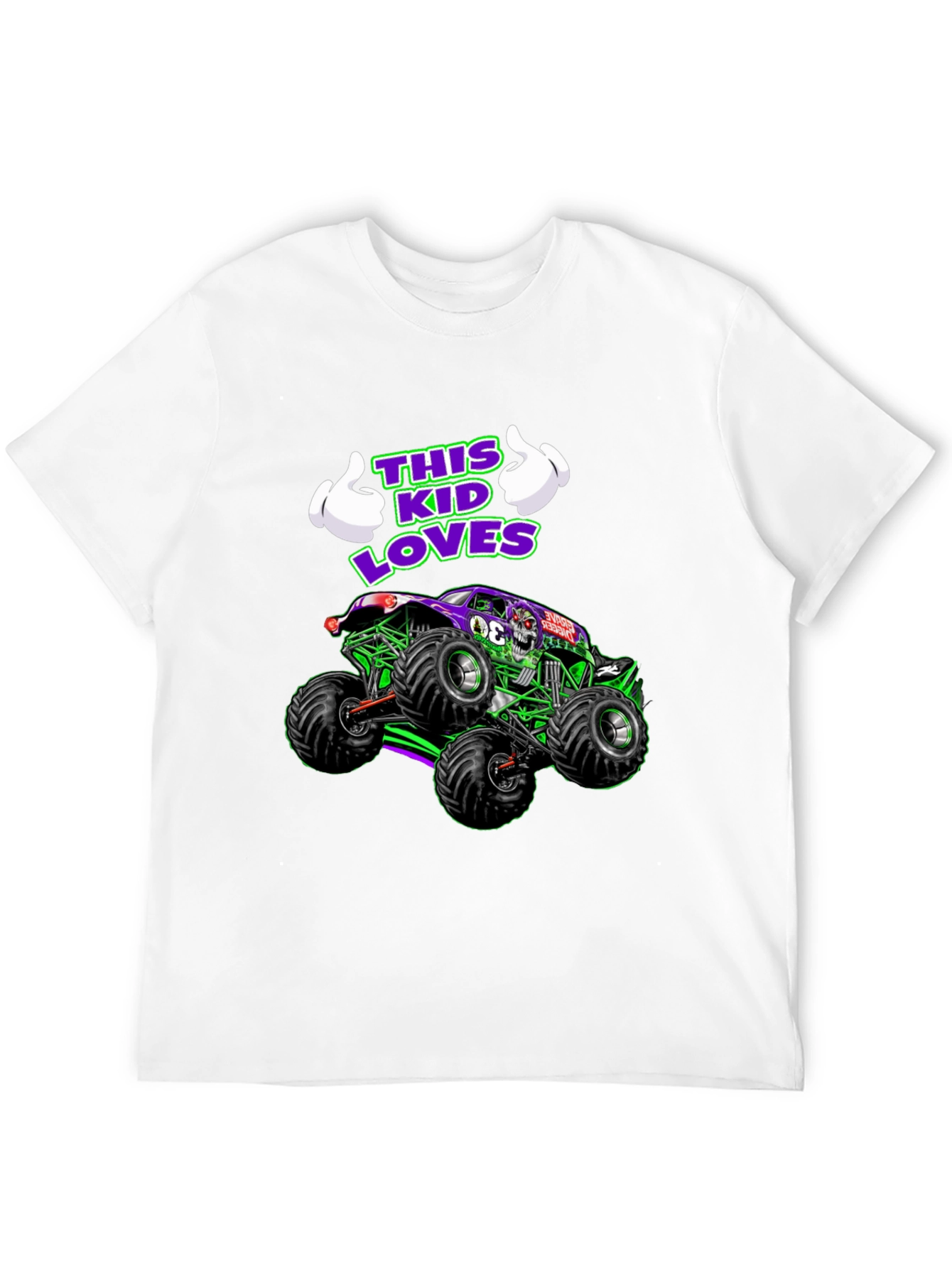 Monster Truck Kids T-Shirt