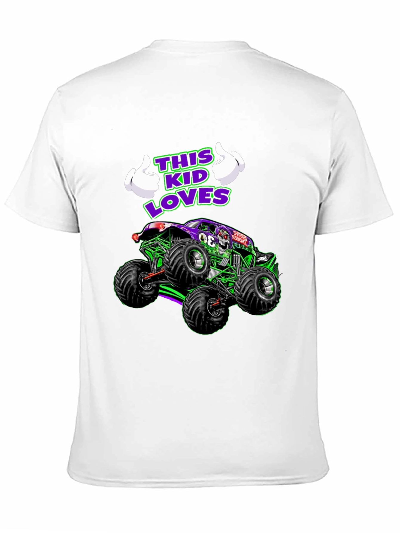 Monster Truck Kids T-Shirt