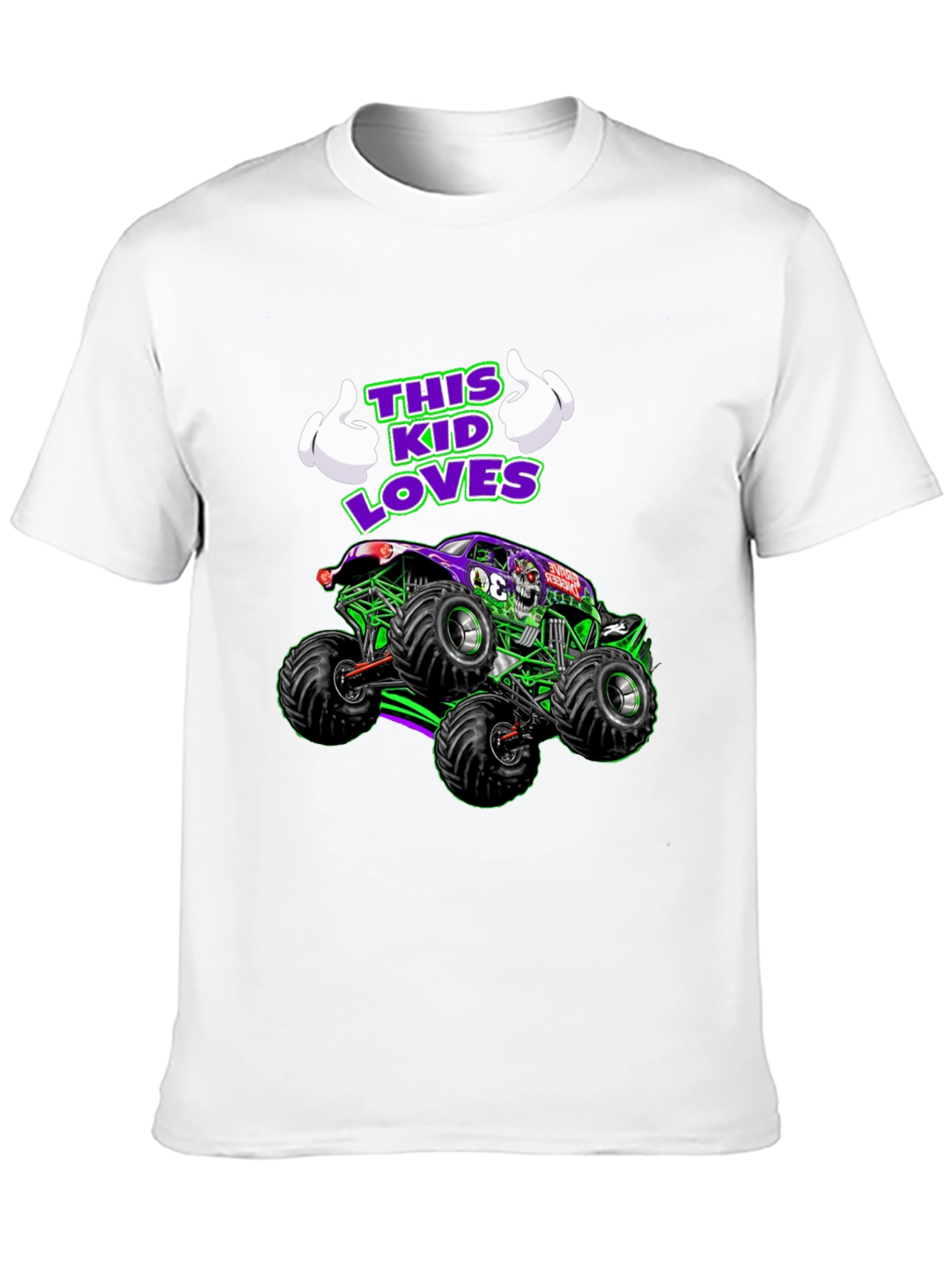 Monster Truck Kids T-Shirt