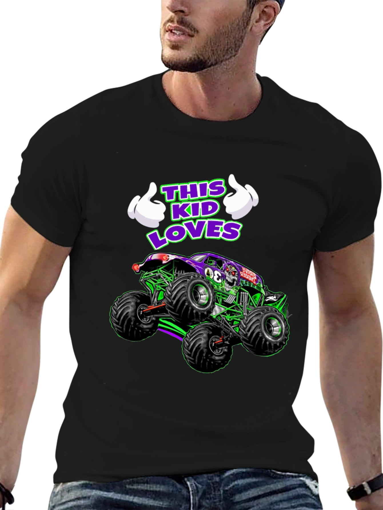 Monster Truck Kids T-Shirt