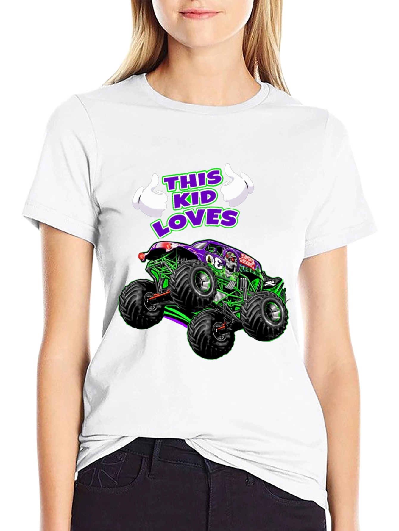 Monster Truck Kids T-Shirt
