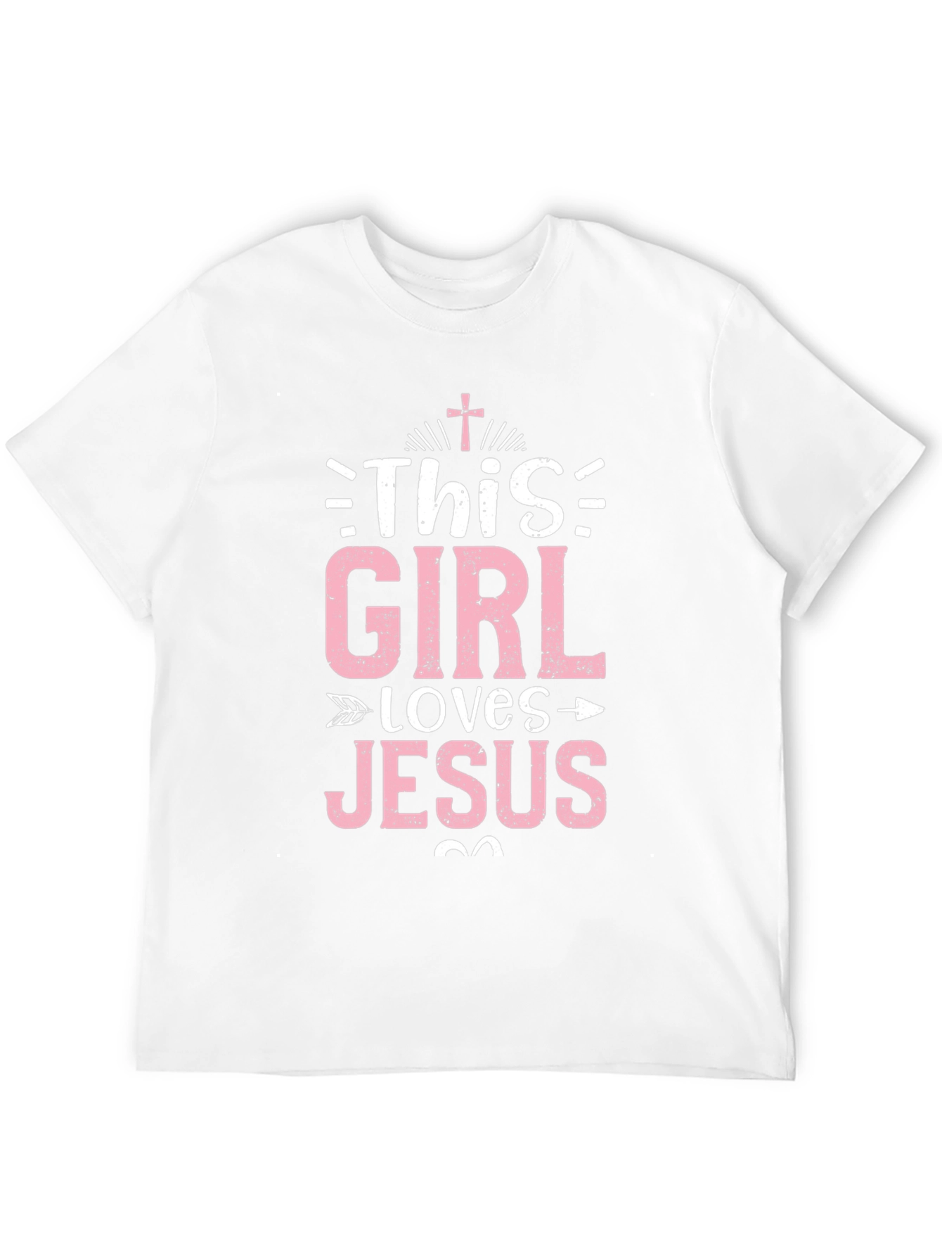 This Girl Loves Jesus T-Shirt - Christian Apparel