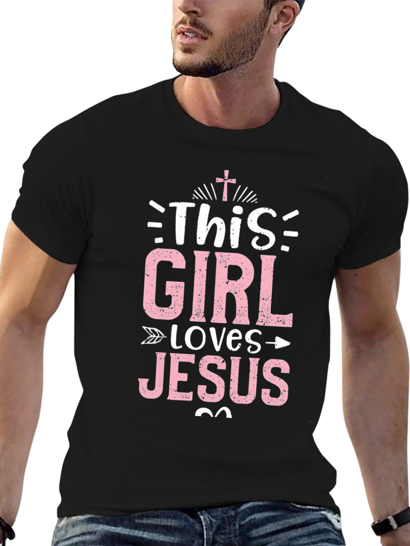 This Girl Loves Jesus T-Shirt - Christian Apparel