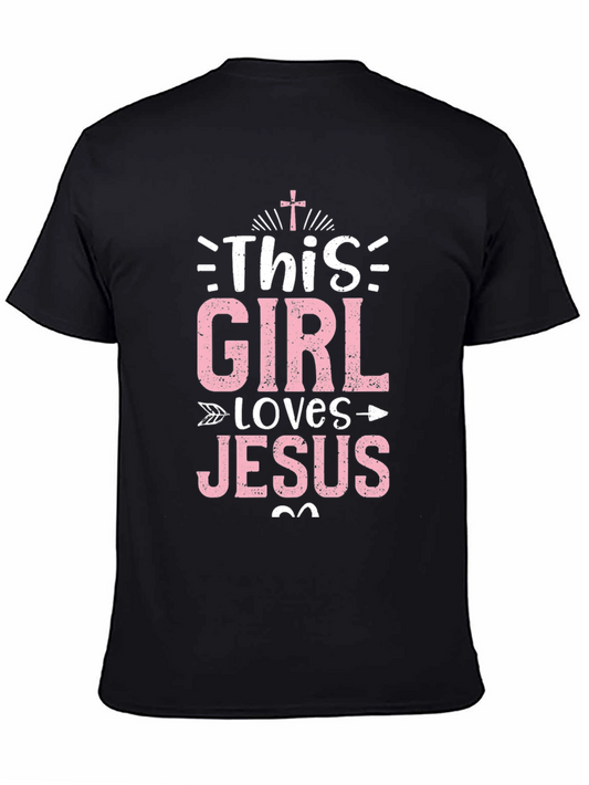 This Girl Loves Jesus T-Shirt - Christian Apparel