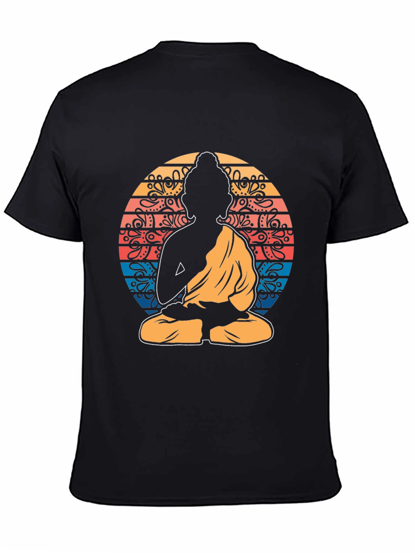 Buddha Mandala Graphic Tee - Spiritual Zen Shirt