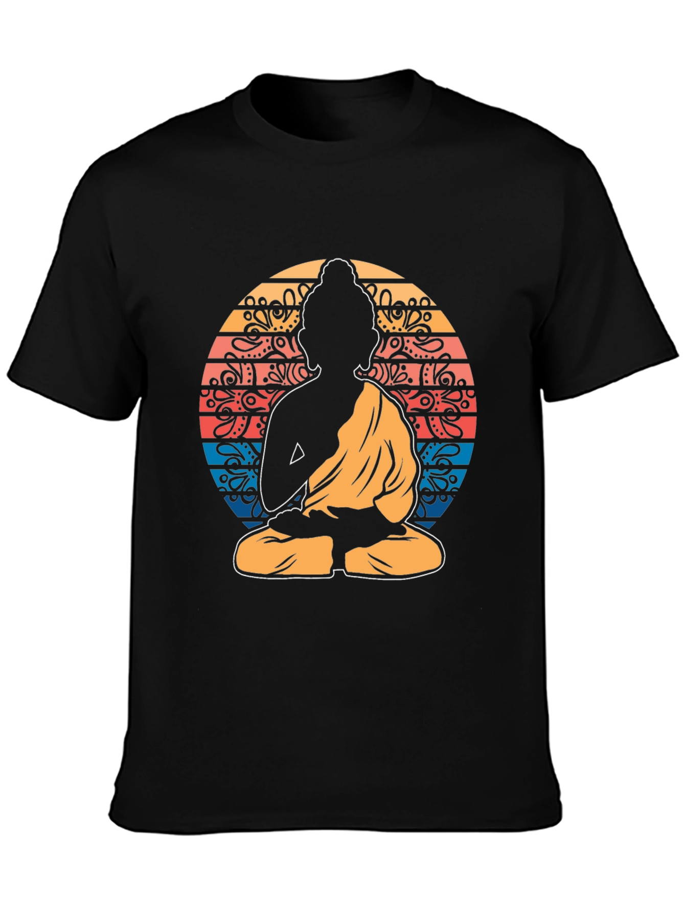 Buddha Mandala Graphic Tee - Spiritual Zen Shirt