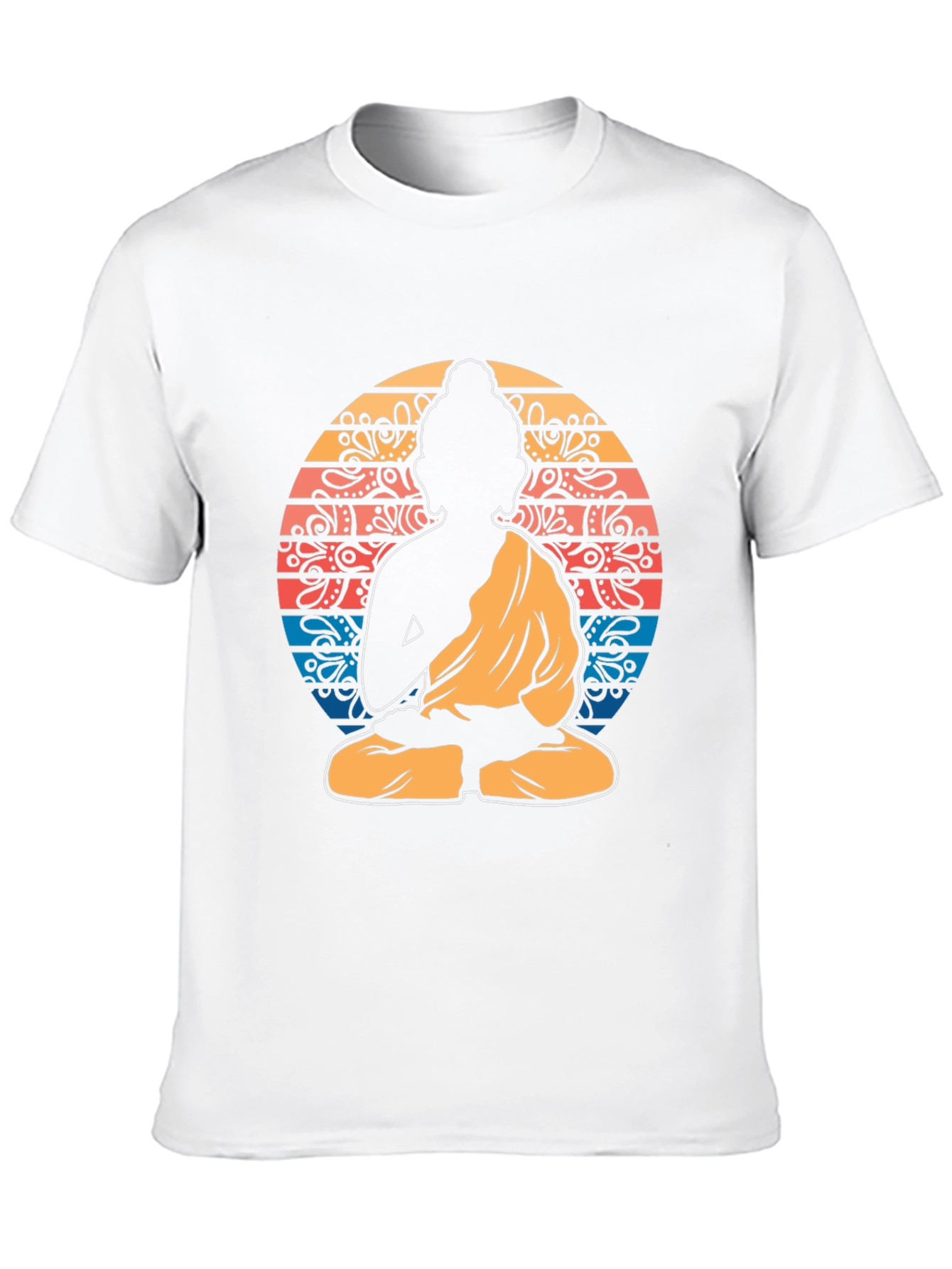 Buddha Mandala Graphic Tee - Spiritual Zen Shirt
