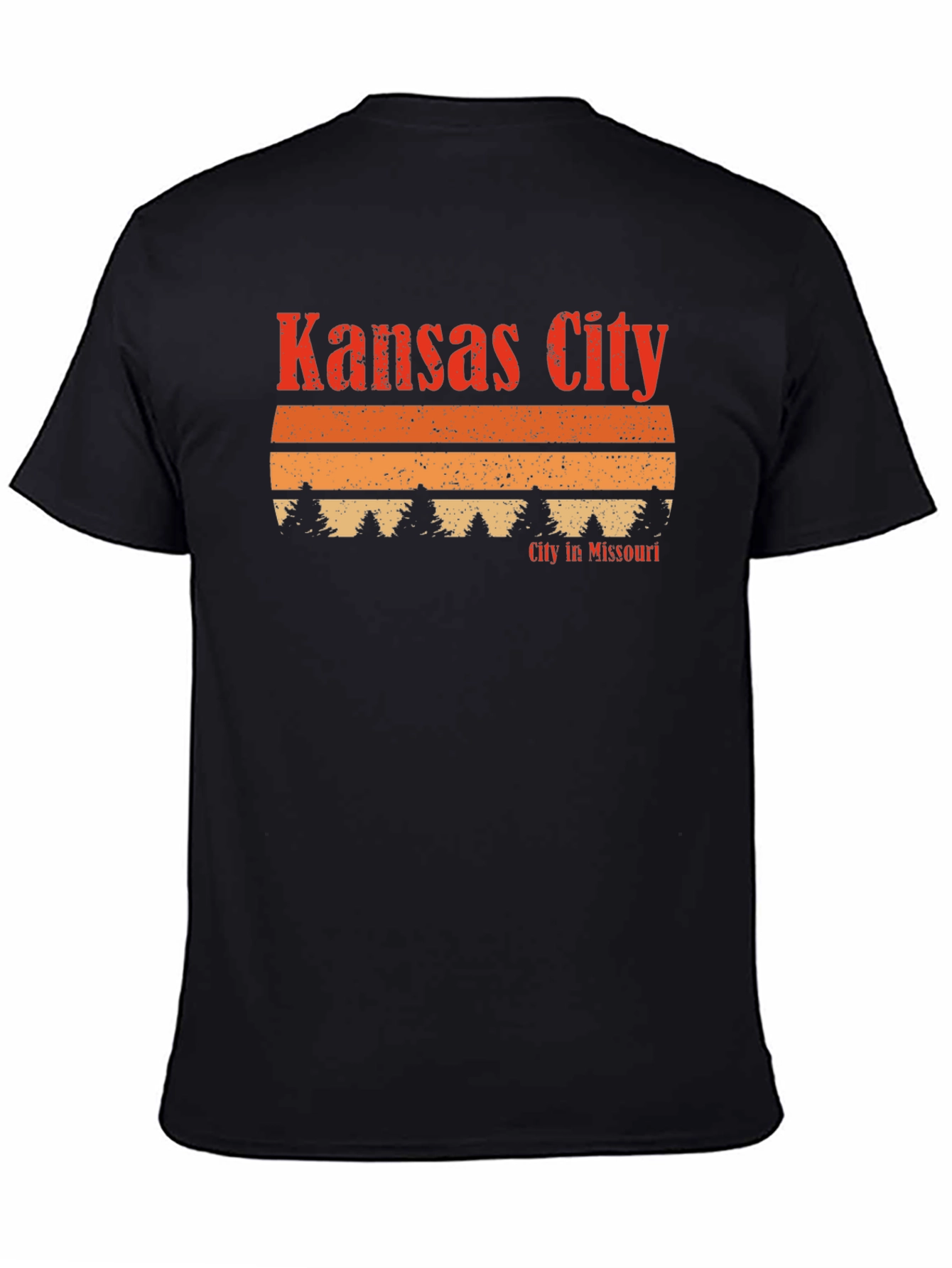 Kansas City Missouri Retro Sunset T-Shirt