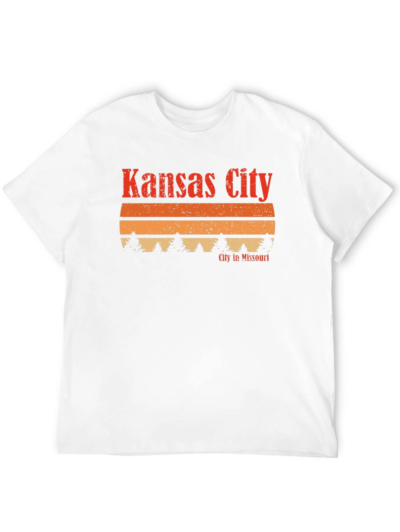 Kansas City Missouri Retro Sunset T-Shirt