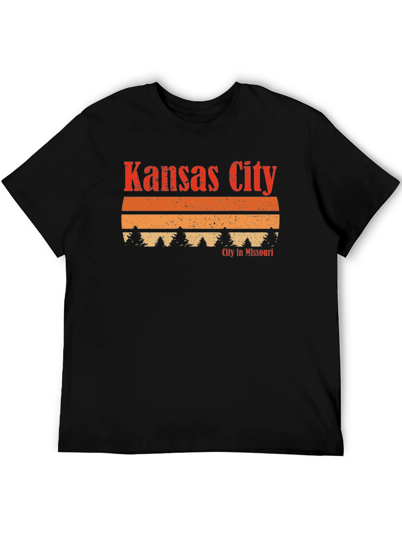 Kansas City Missouri Retro Sunset T-Shirt