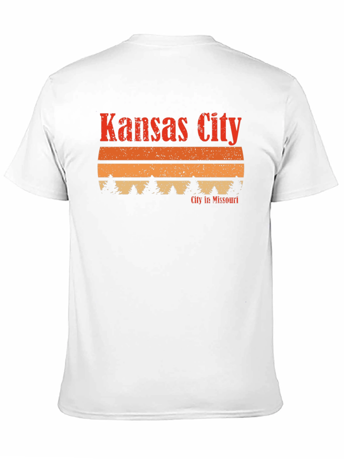 Kansas City Missouri Retro Sunset T-Shirt
