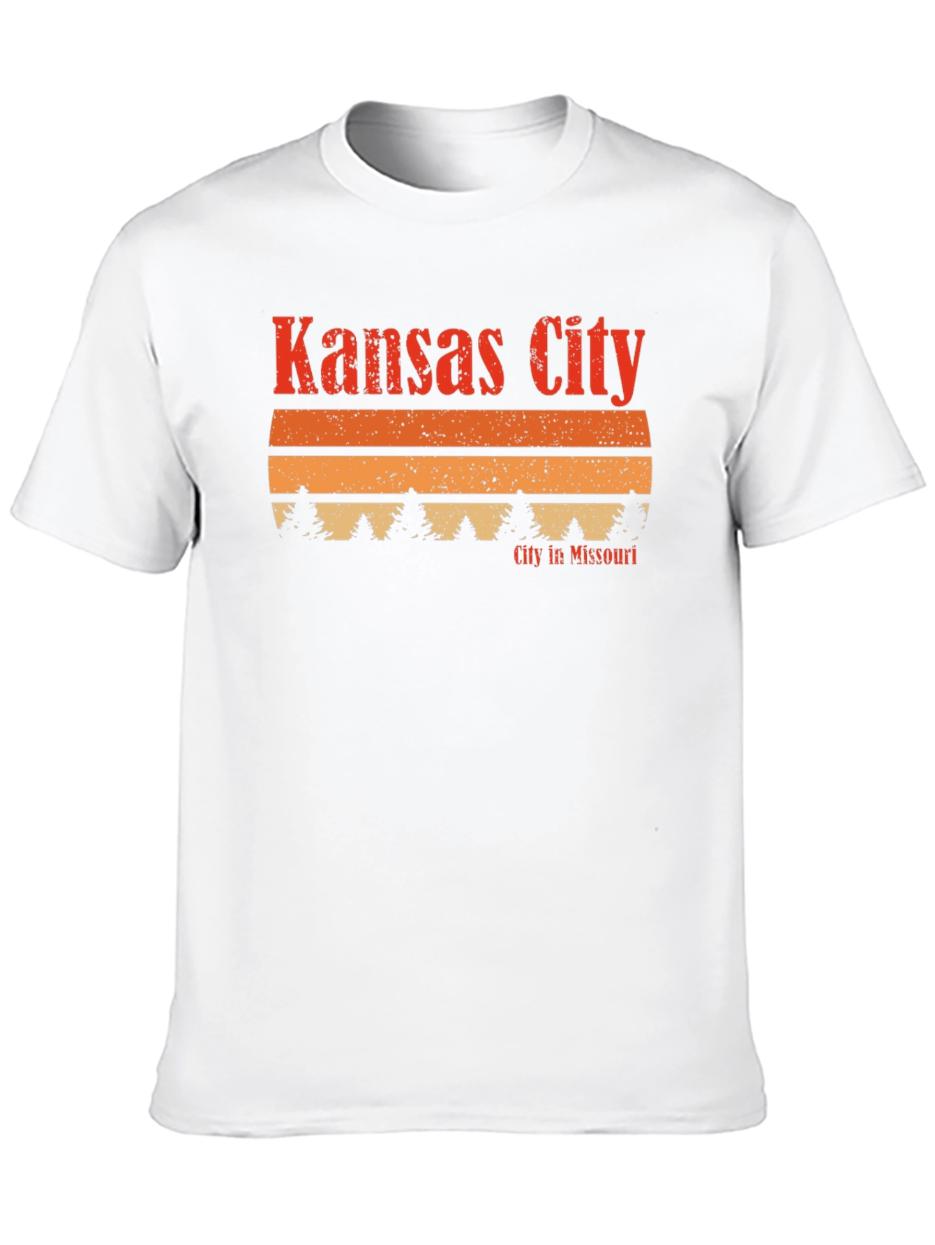 Kansas City Missouri Retro Sunset T-Shirt