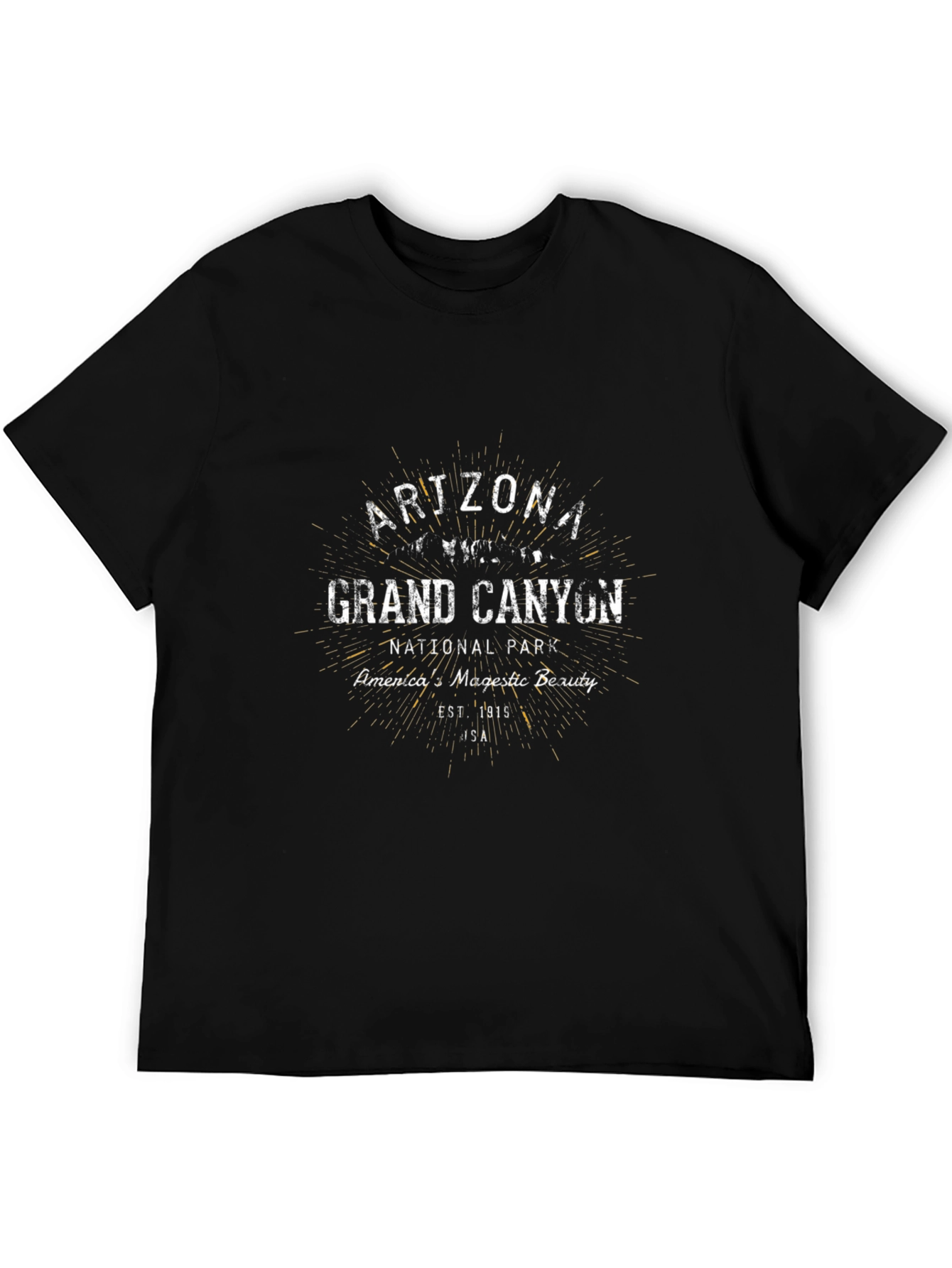 Grand Canyon Arizona Black Graphic Tee