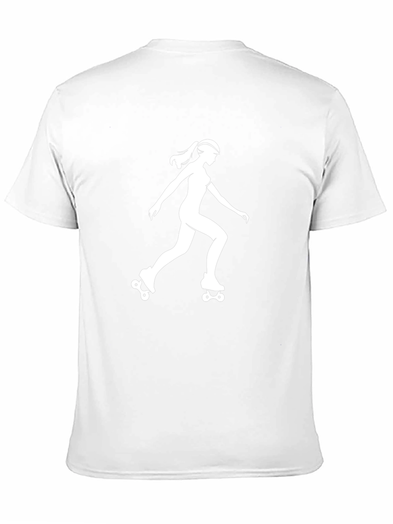 Roller Skater Graphic Tee - Casual Black T-Shirt
