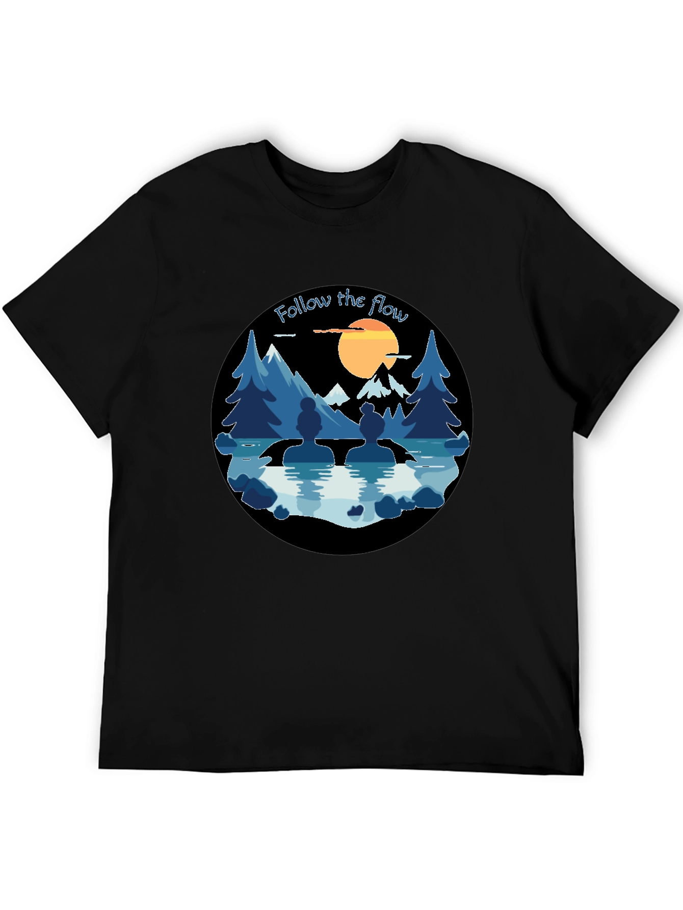 Follow The Flow Graphic T-Shirt