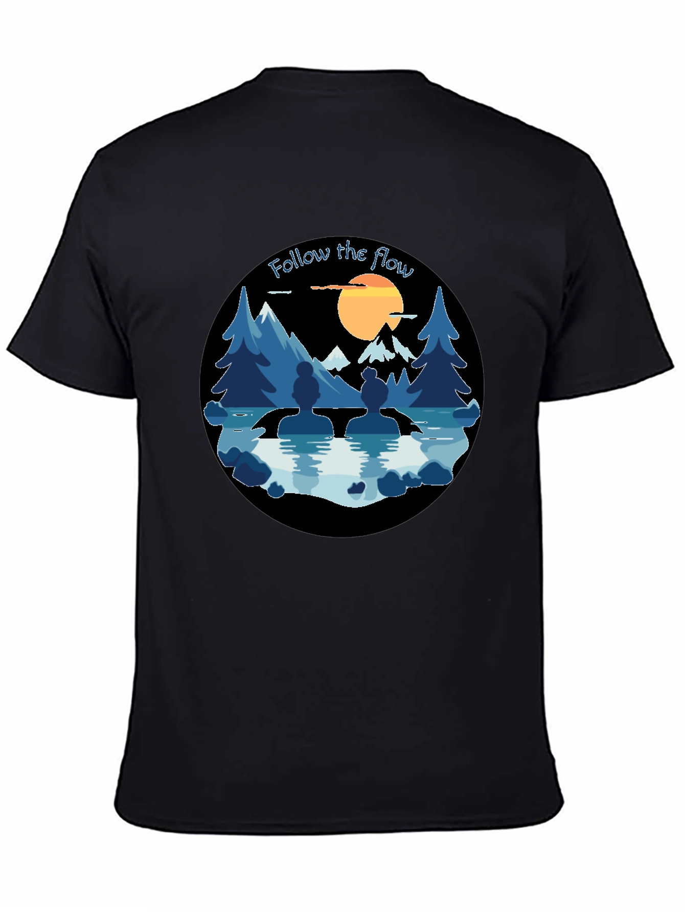 Follow The Flow Graphic T-Shirt
