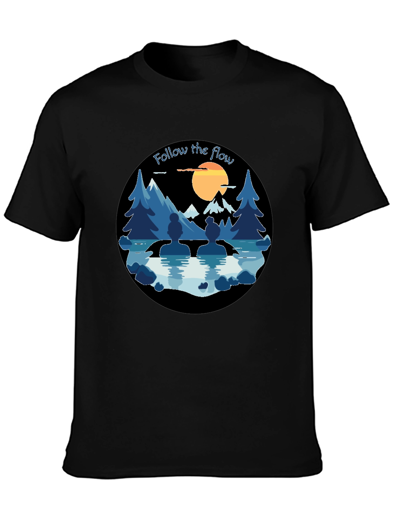 Follow The Flow Graphic T-Shirt