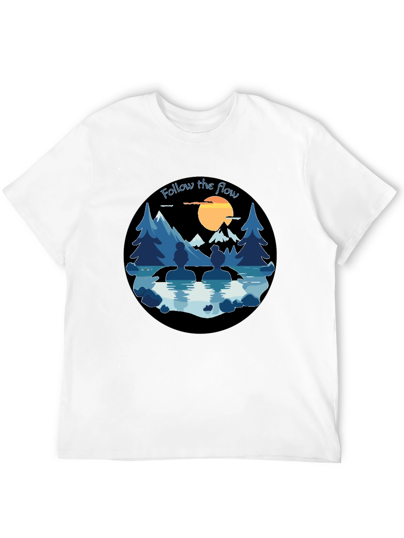 Follow The Flow Graphic T-Shirt