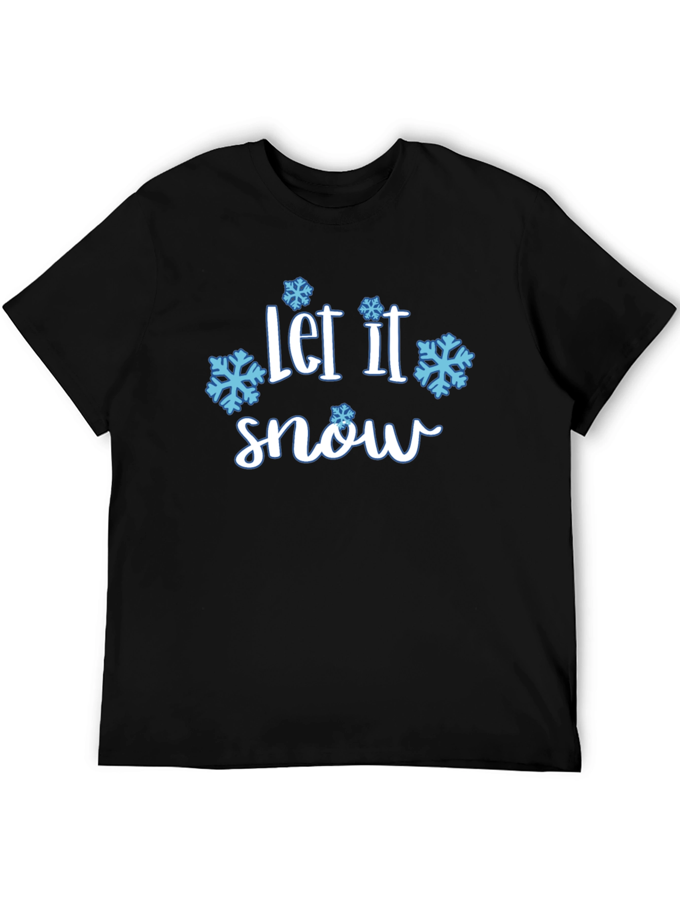 Let It Snow Graphic Tee - Holiday Festive Shirt