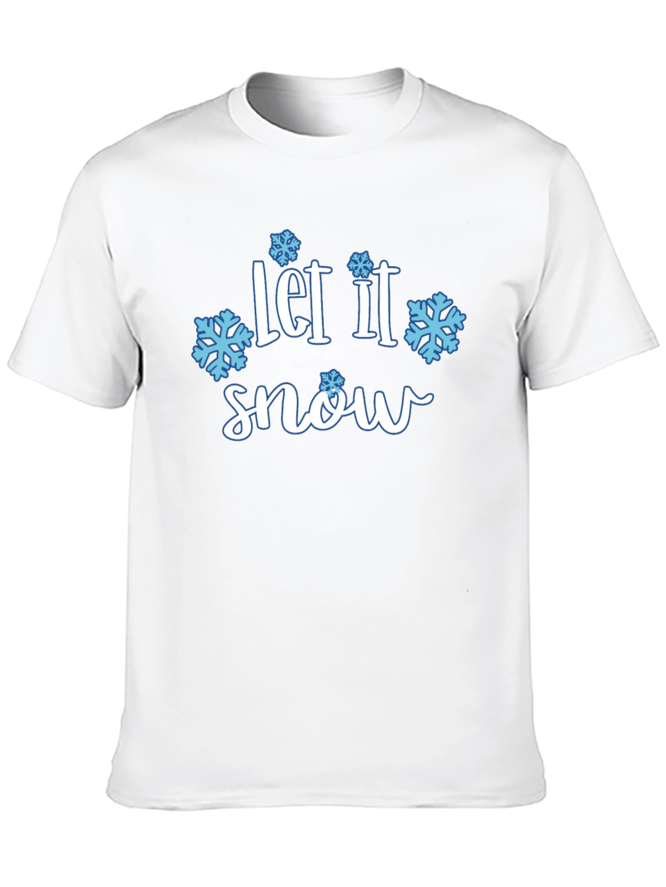 Let It Snow Graphic Tee - Holiday Festive Shirt