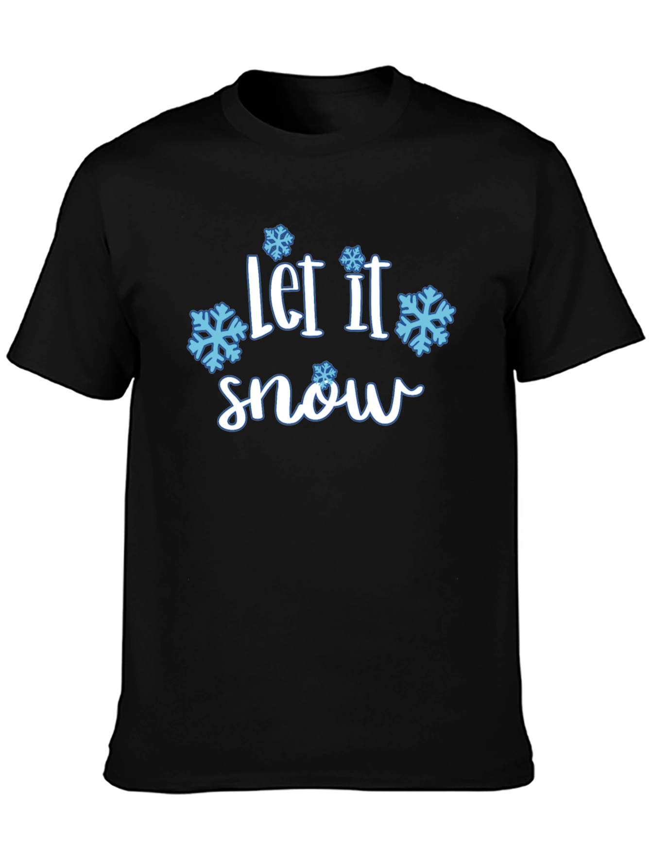 Let It Snow Graphic Tee - Holiday Festive Shirt