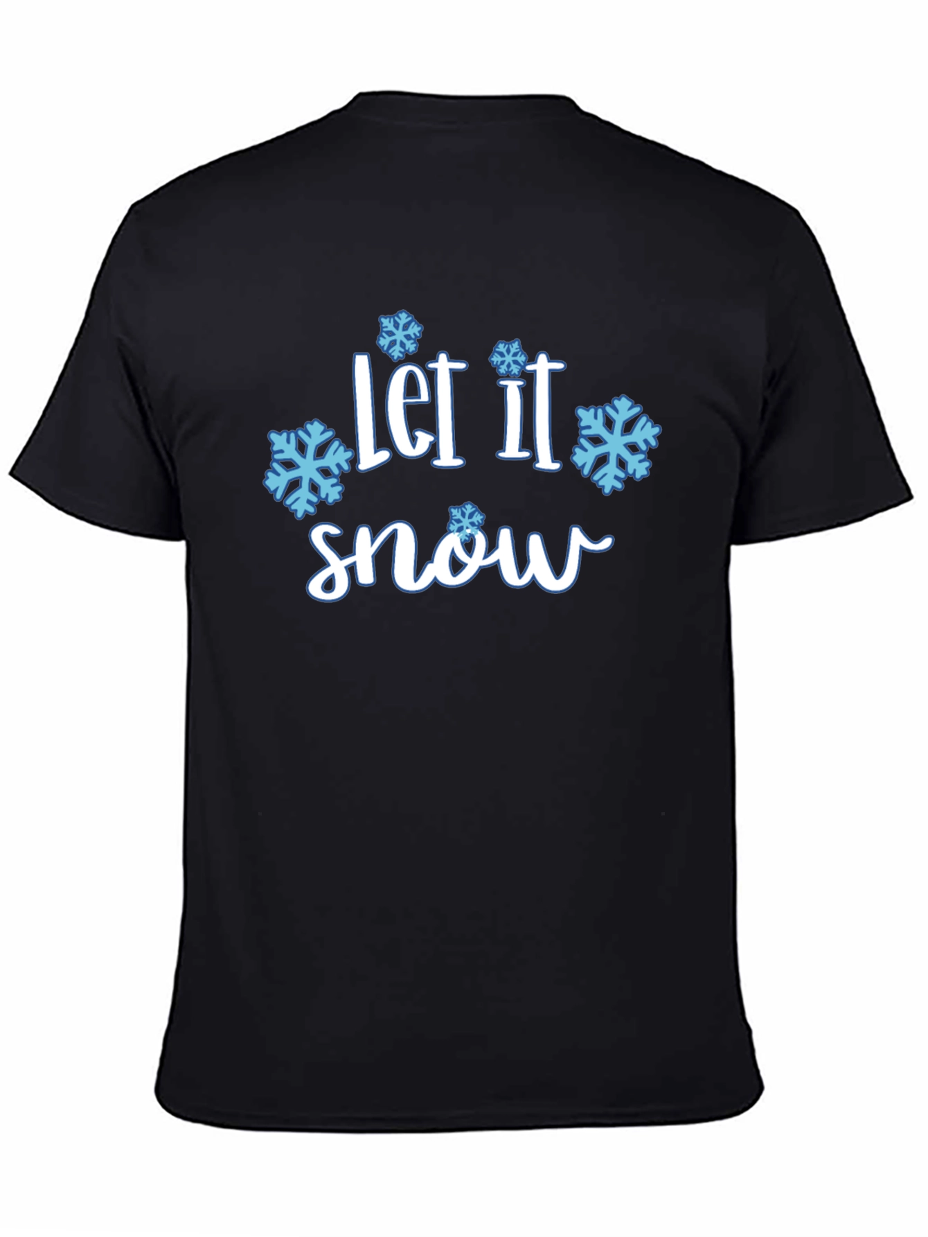 Let It Snow Graphic Tee - Holiday Festive Shirt