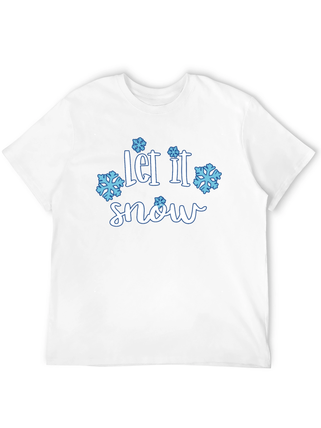 Let It Snow Graphic Tee - Holiday Festive Shirt