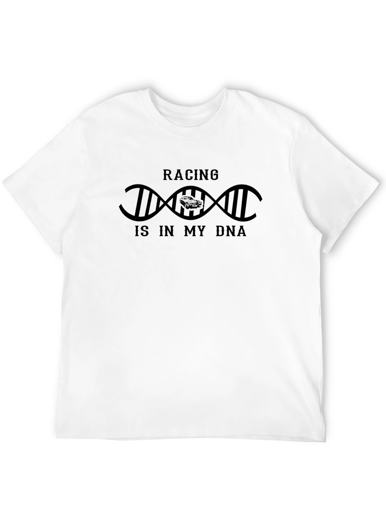 Racing is in My DNA T-Shirt - Black