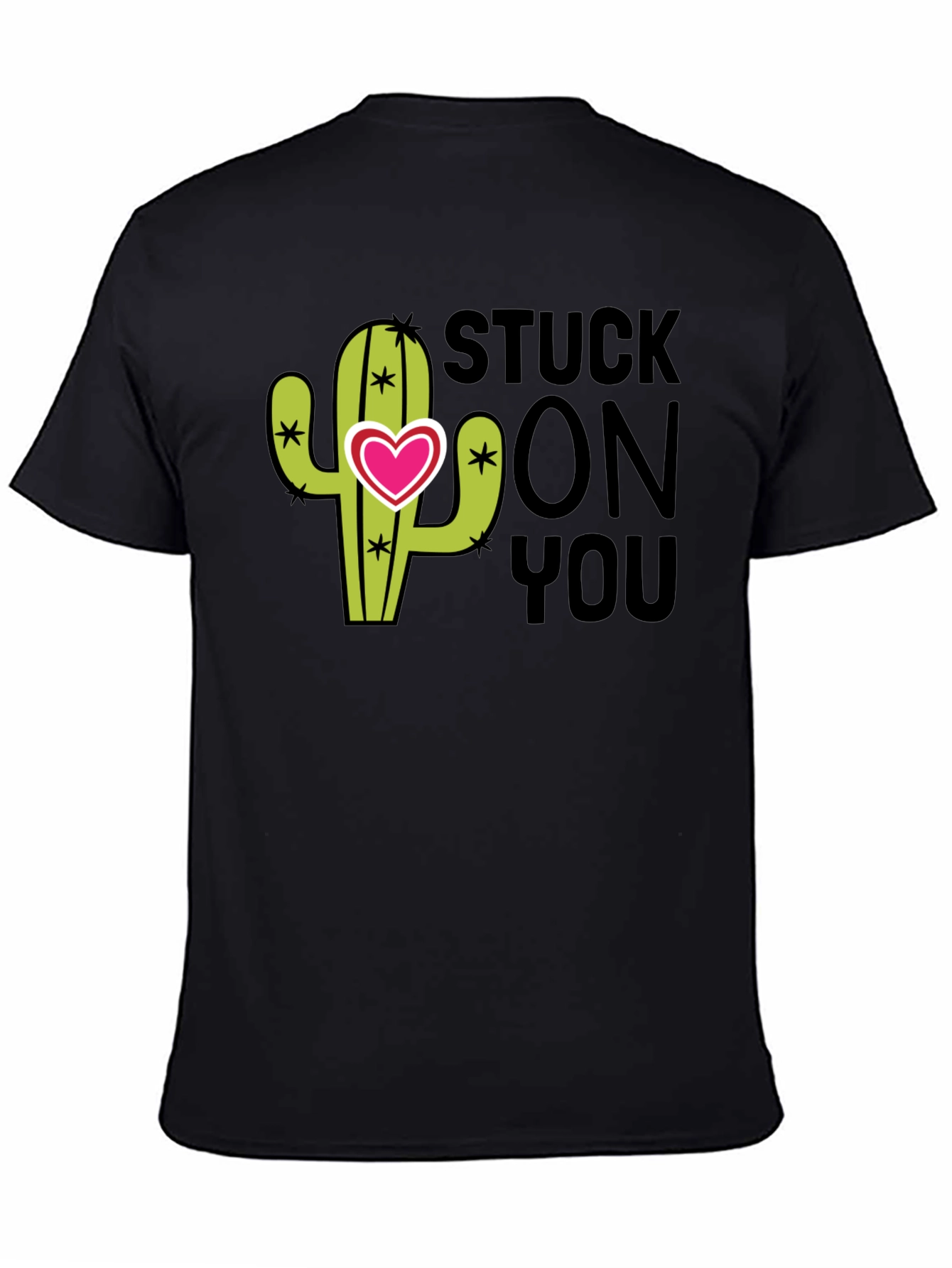 Stuck On You Valentines Day Cactus T-Shirt