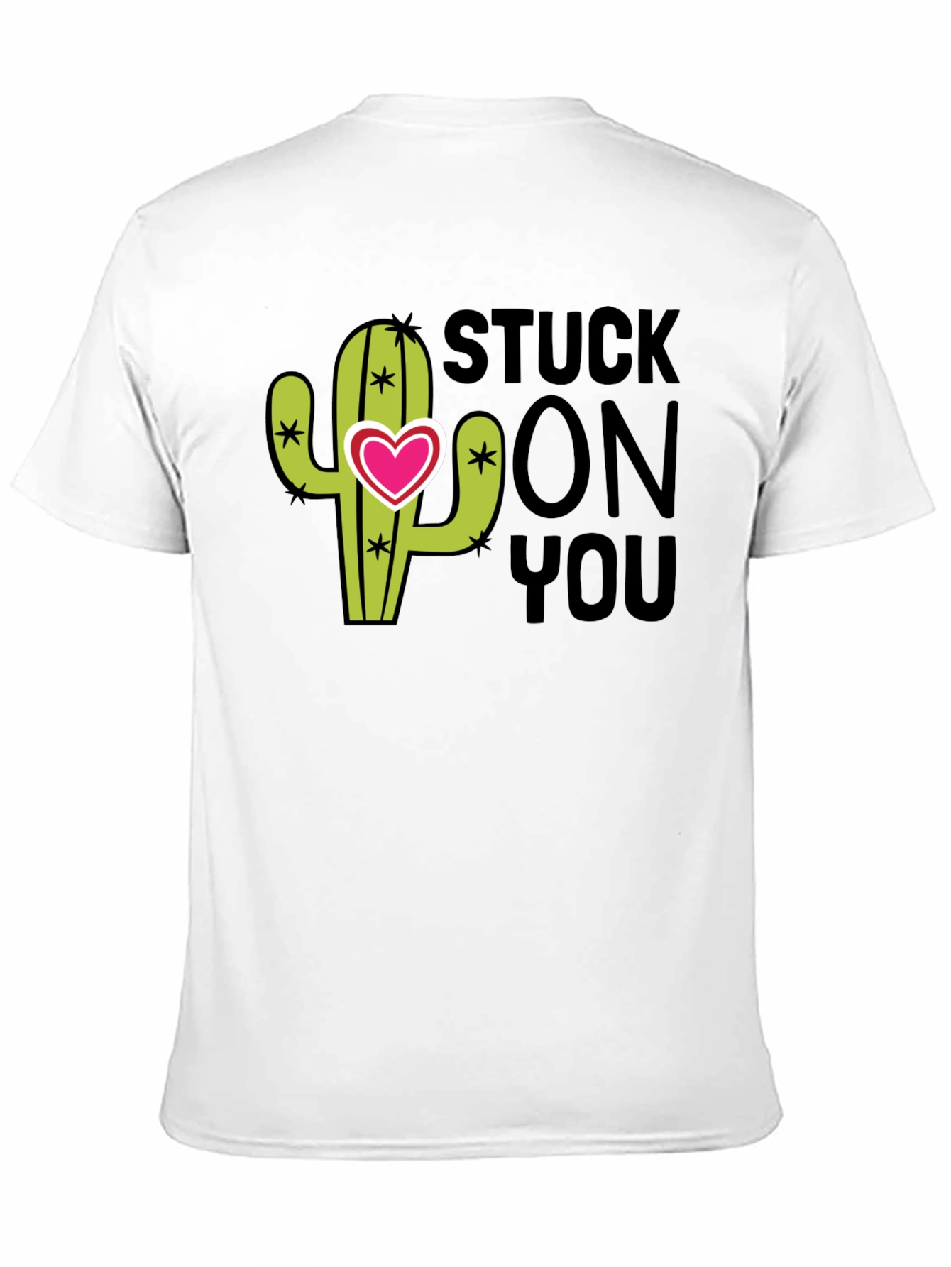 Stuck On You Valentines Day Cactus T-Shirt