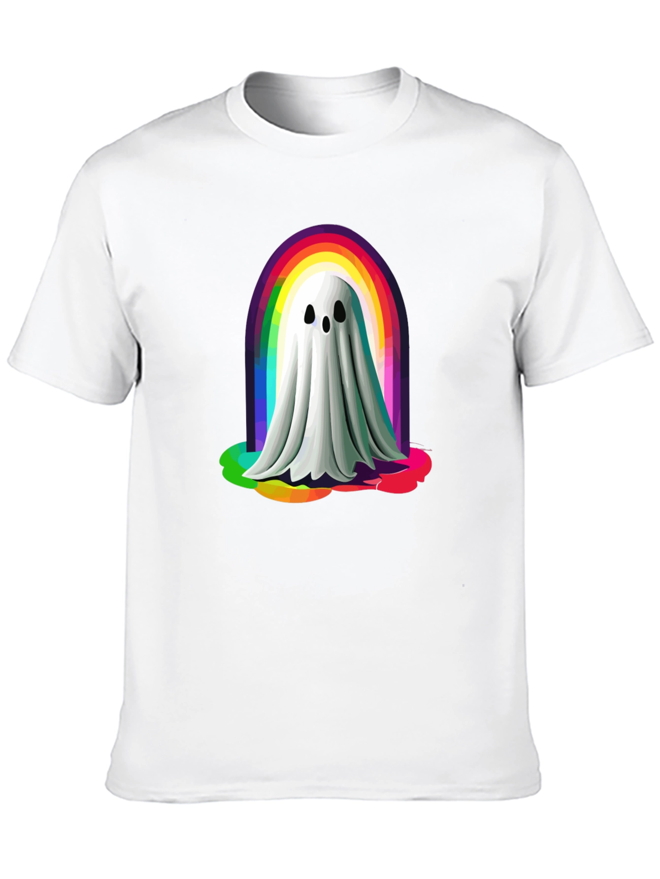 Rainbow Ghost Graphic Tee