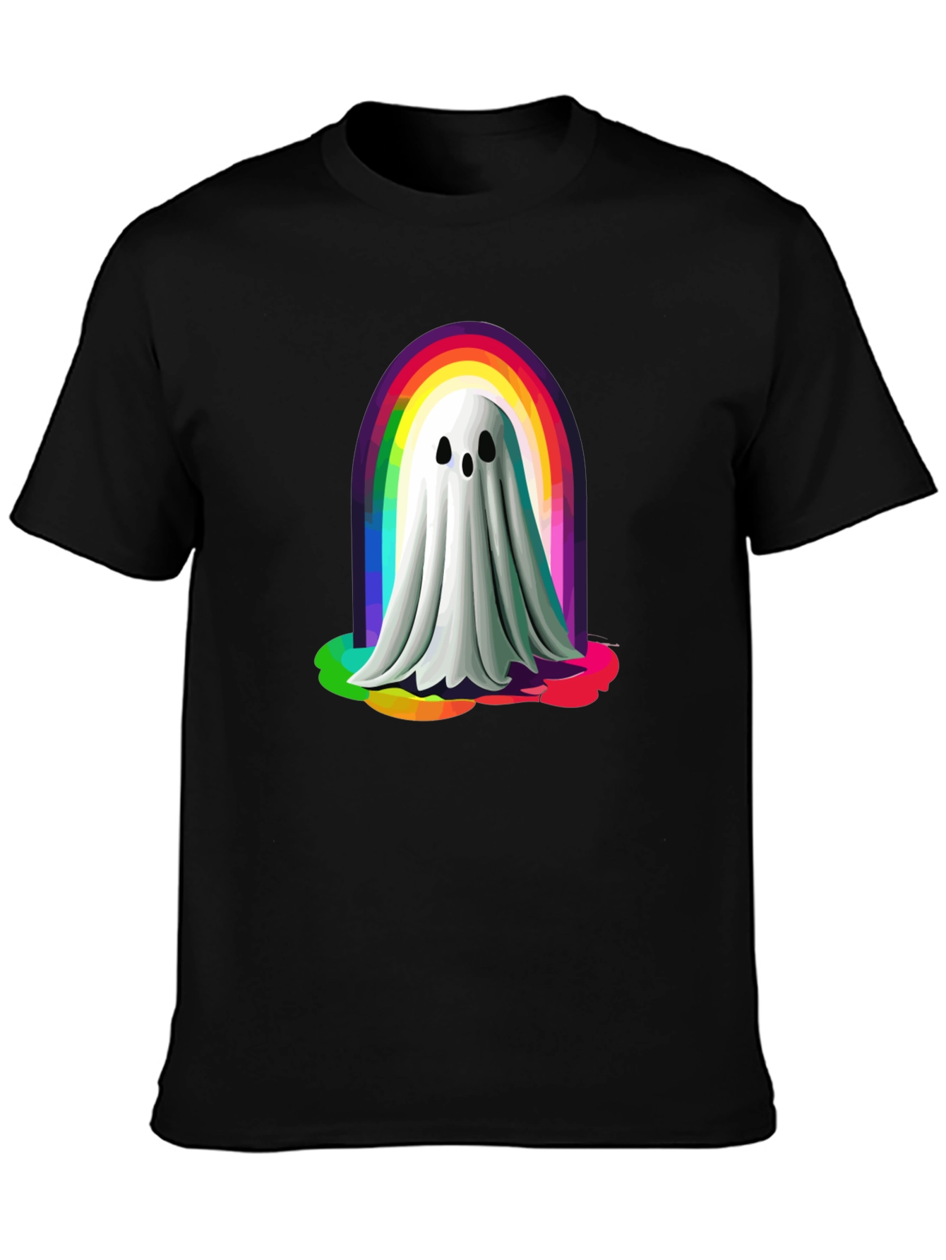 Rainbow Ghost Graphic Tee