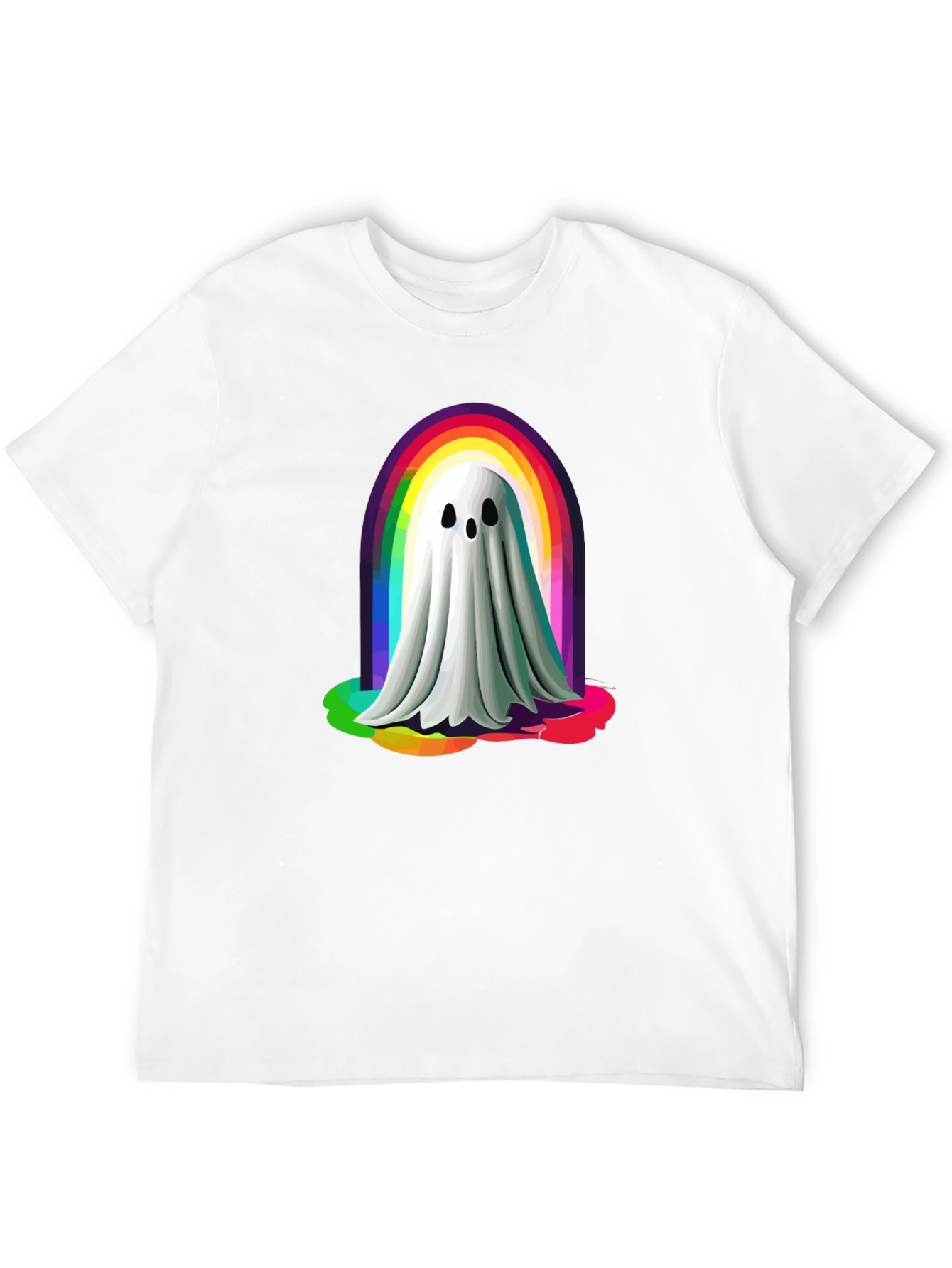Rainbow Ghost Graphic Tee