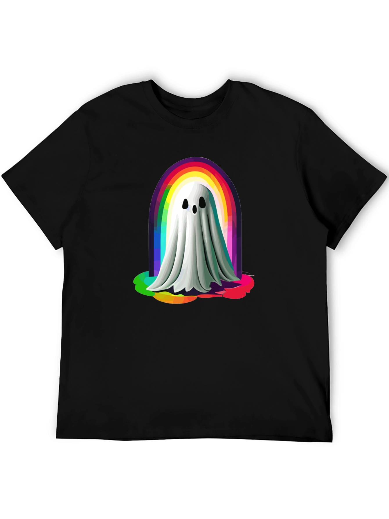 Rainbow Ghost Graphic Tee
