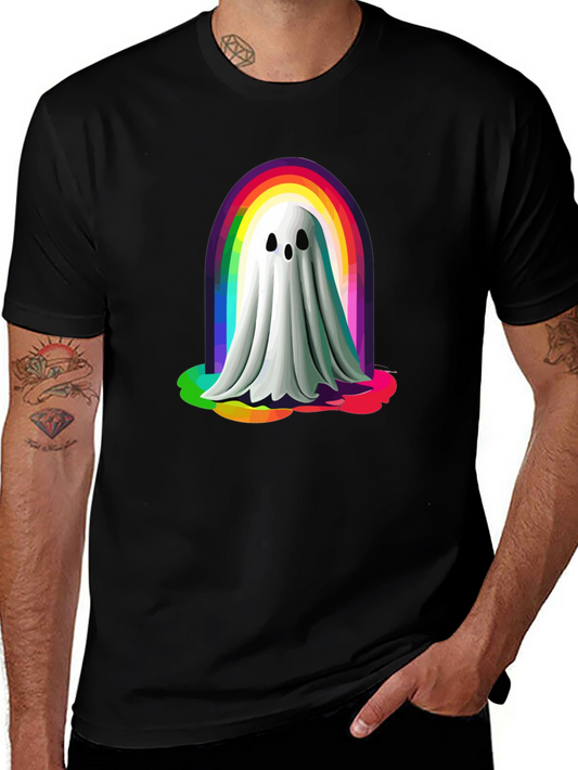 Rainbow Ghost Graphic Tee