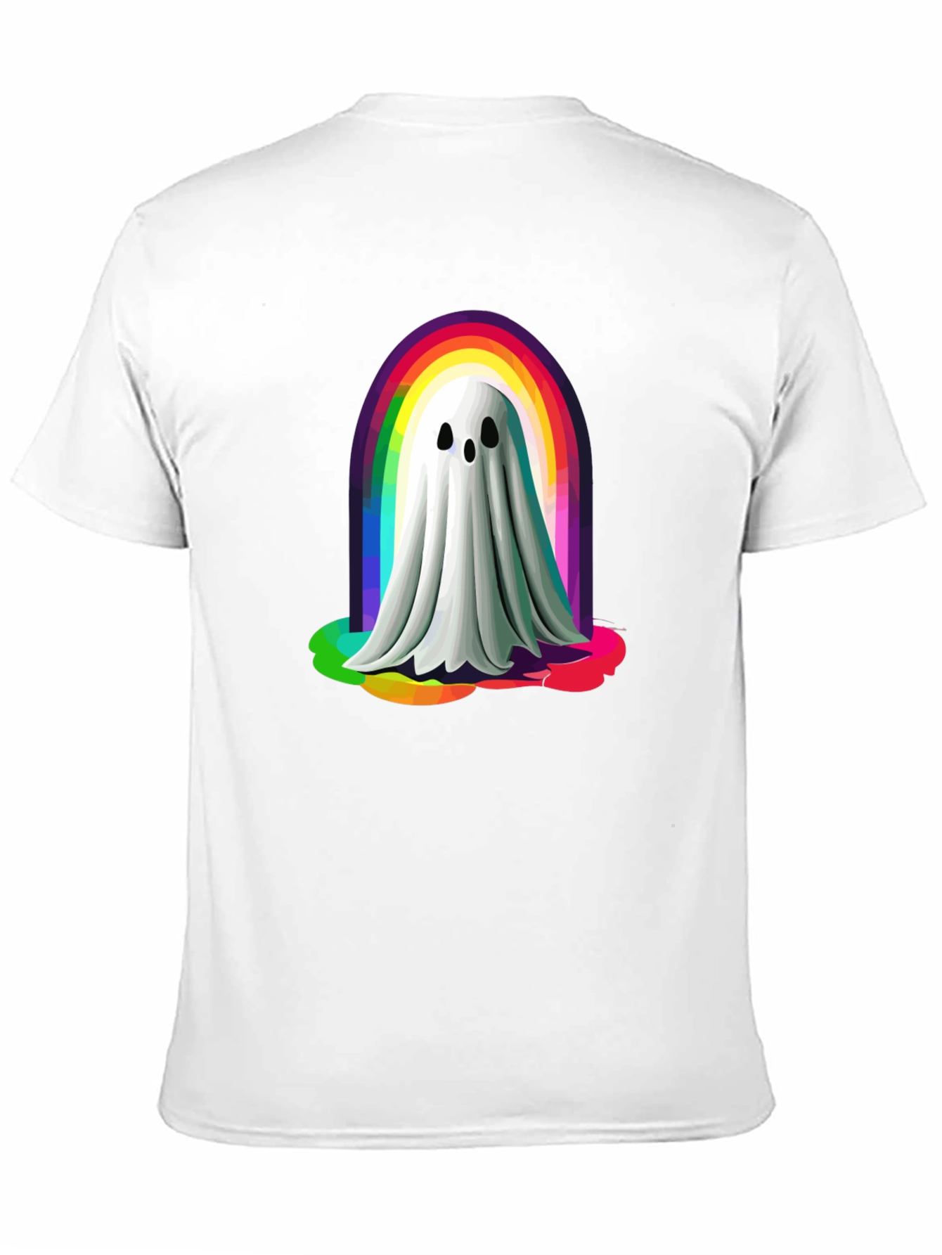 Rainbow Ghost Graphic Tee