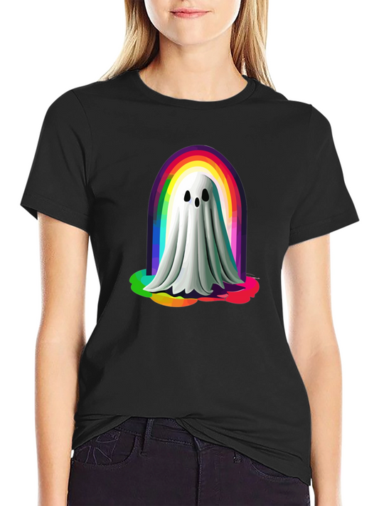 Rainbow Ghost Graphic Tee