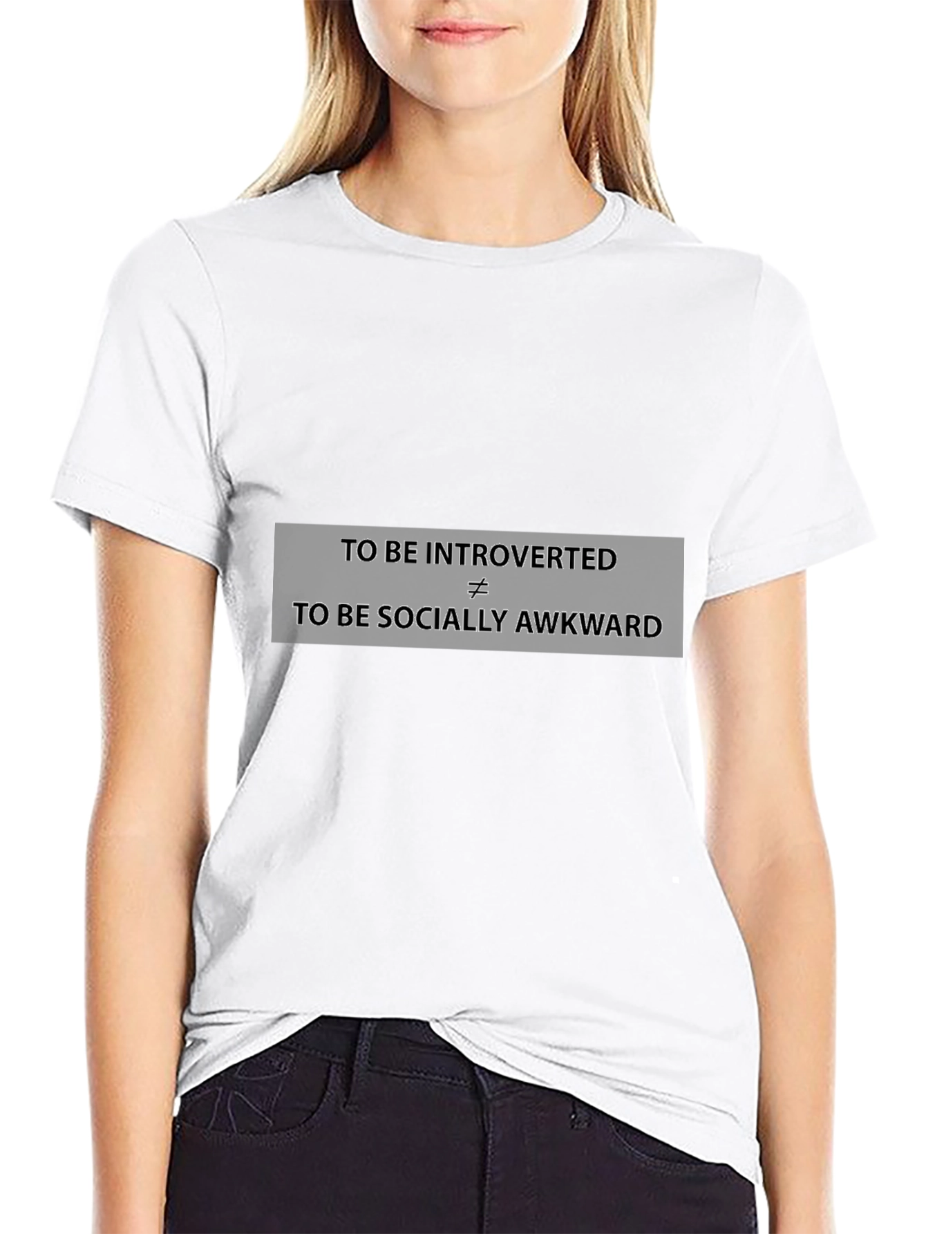 Introverted Socially Awkward Graphic T-Shirt