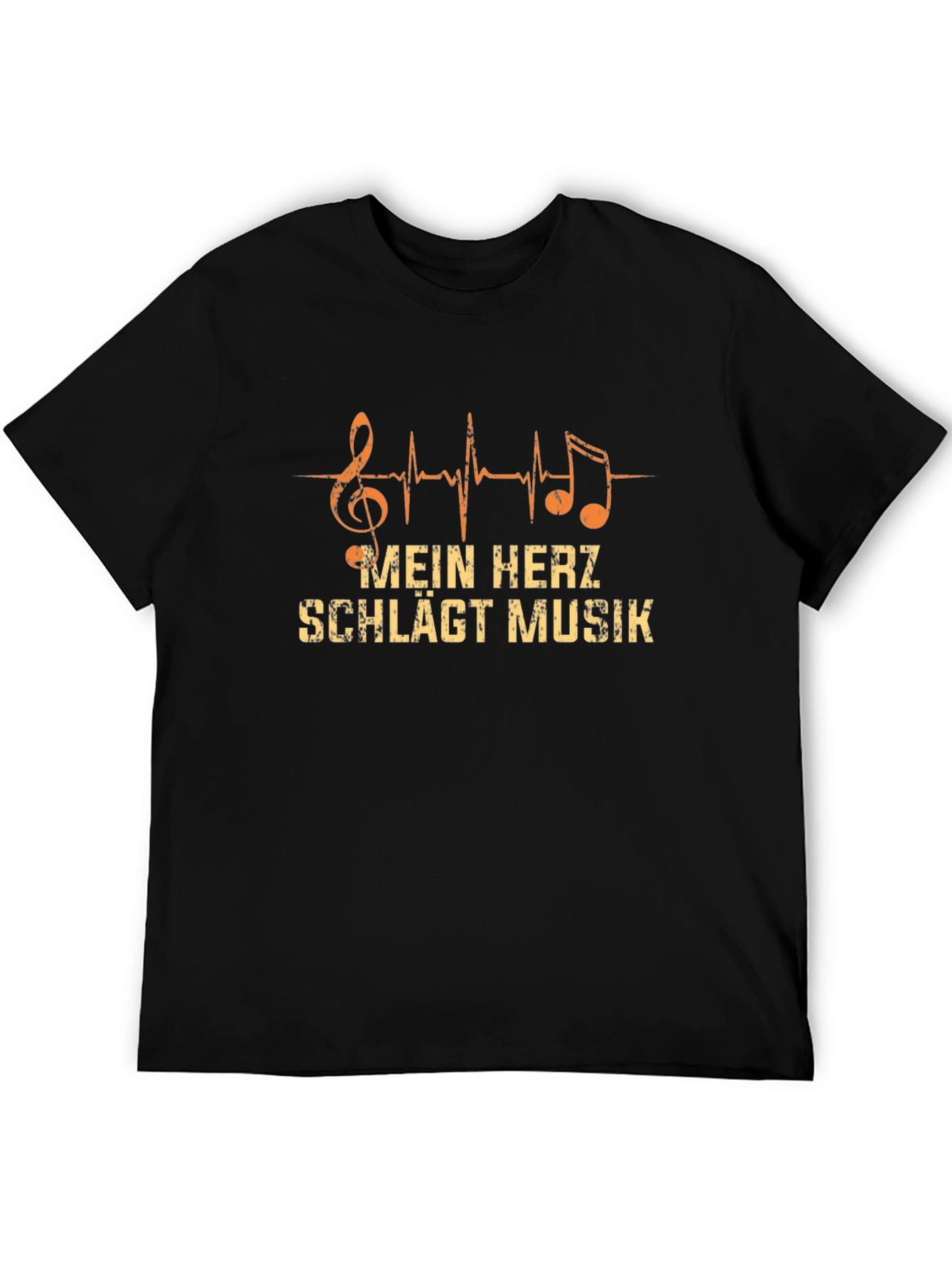 Mein Herz SchlÃ¤gt Musik T-Shirt