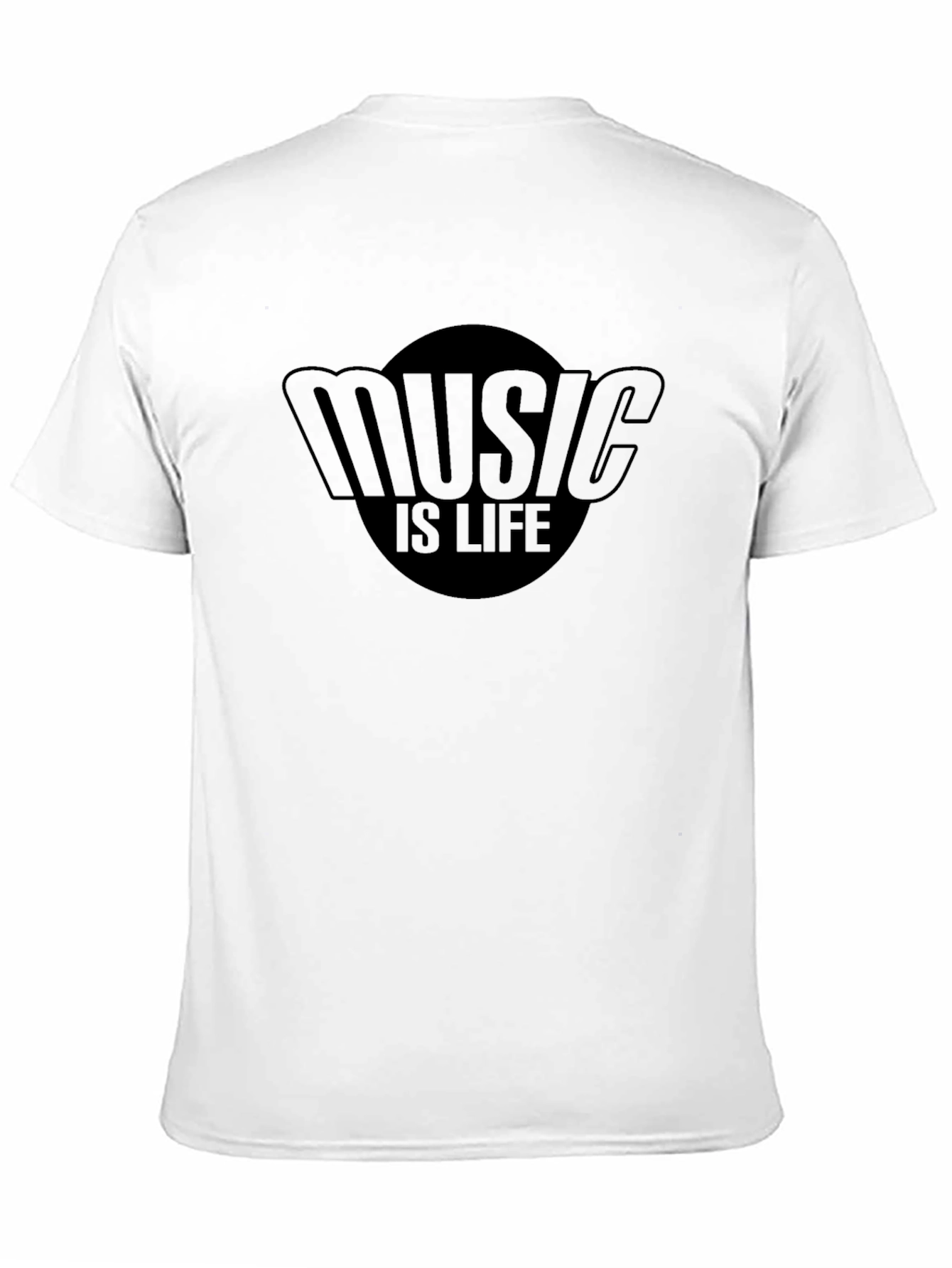 Music Is Life Graphic Tee - Soft Cotton Blend
