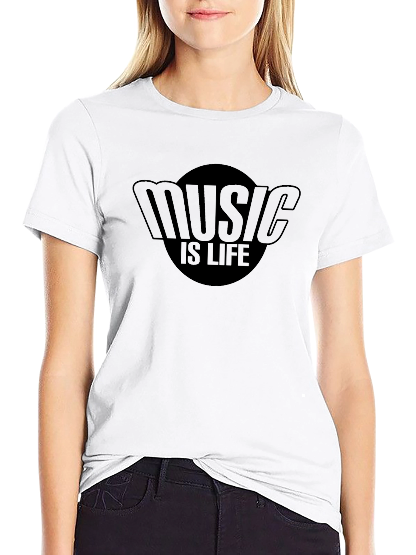 Music Is Life Graphic Tee - Soft Cotton Blend