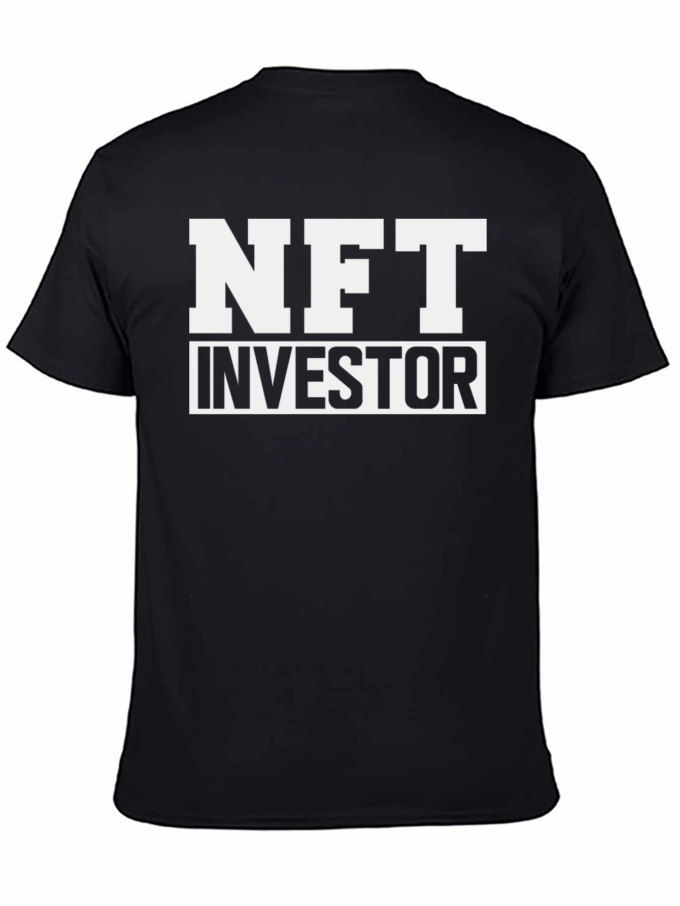 NFT Investor Black Graphic Tee